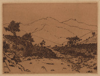 KG 16071
<br/>
Landschap bij Collioure, Franse Pyreneeën
<br/>
<em>Bosch, Lodewijk Johannes (1894-1980)</em>